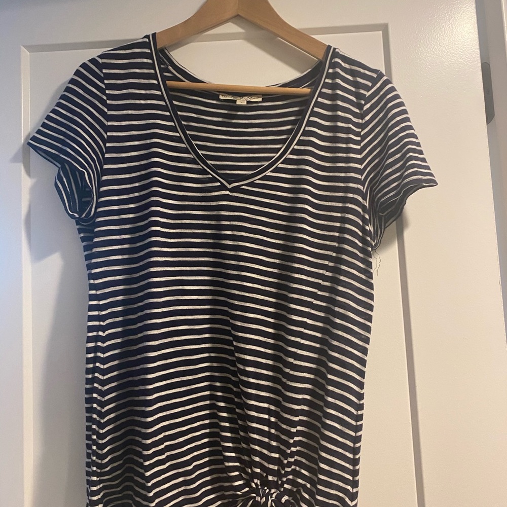 Express Striped Blouse/T-shirt- Size small